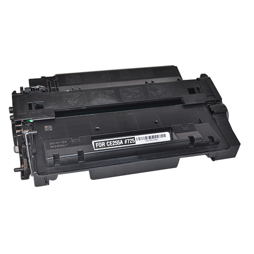 Replacement Black Toner Cartridge for HP CE255A (55A)