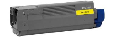 Replaces Okidata 43324466 (C6000, C6050) High Capacity Yellow Toner Cartridge